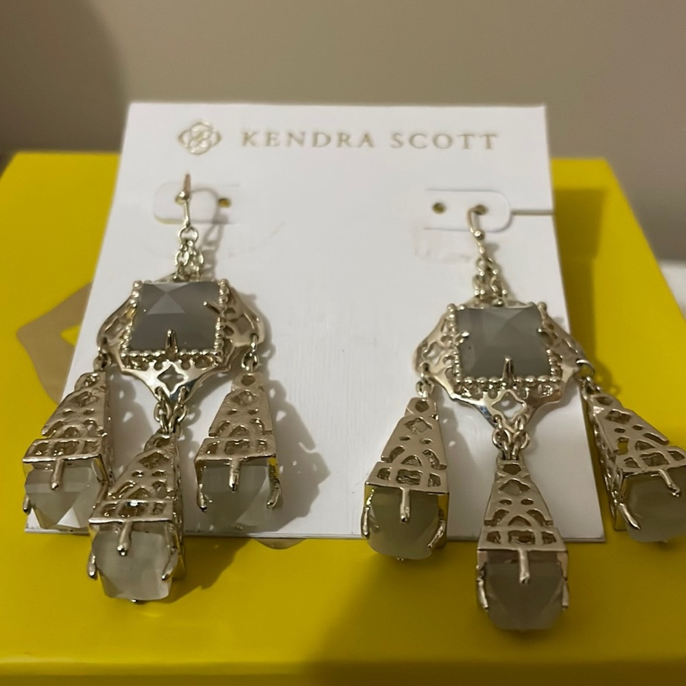 Kendra Scott earrings.